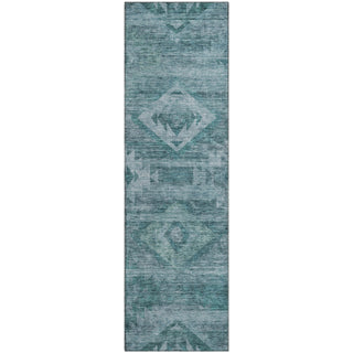 Piper Looms Mayfield Southwest AMF837 Teal Machine Washable Area Rug Runner Main Image