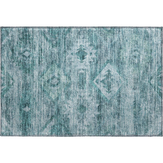 Piper Looms Mayfield Southwest AMF837 Teal Machine Washable Area Rug Scatter Main Image