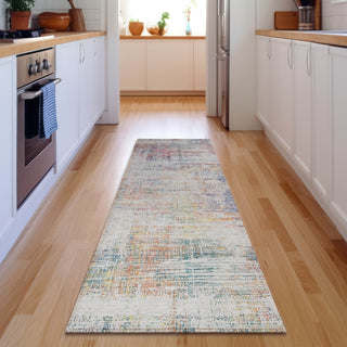 Piper Looms Mayfield Modern AMF838 Ivory Machine Washable Area Rug Runner Lifestyle Image Feature