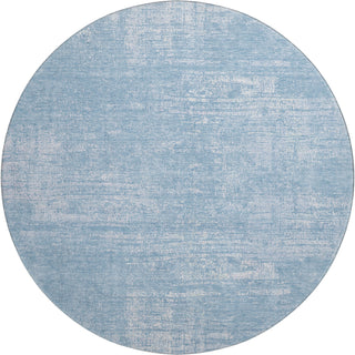 Piper Looms Mayfield Modern AMF839 Blue Machine Washable Area Rug Round Main Image