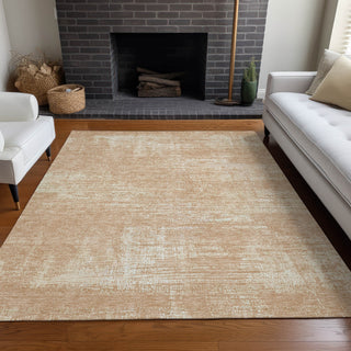 Piper Looms Mayfield Modern AMF839 Coral Machine Washable Area Rug Lifestyle Image Feature