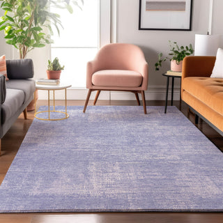 Piper Looms Mayfield Modern AMF839 Lavender Machine Washable Area Rug Lifestyle Image Feature