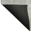 Piper Looms Mayfield Modern AMF839 Silver Machine Washable Area Rug Backing Image