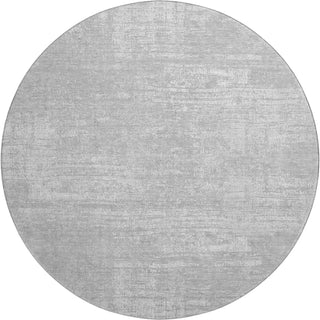 Piper Looms Mayfield Modern AMF839 Silver Machine Washable Area Rug Round Main Image