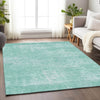 Piper Looms Mayfield Modern AMF839 Turquoise Machine Washable Area Rug Lifestyle Image Feature