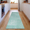 Piper Looms Mayfield Modern AMF839 Turquoise Machine Washable Area Rug Runner Lifestyle Image Feature