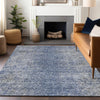 Piper Looms Mayfield Vintage AMF840 Blue Machine Washable Area Rug Lifestyle Image Feature
