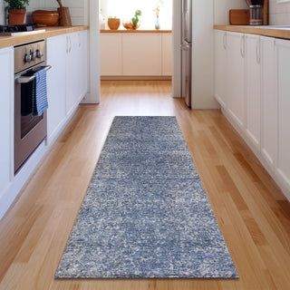 Piper Looms Mayfield Vintage AMF840 Blue Machine Washable Area Rug Runner Lifestyle Image Feature