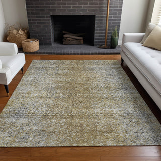 Piper Looms Mayfield Vintage AMF840 Brown Machine Washable Area Rug Lifestyle Image Feature