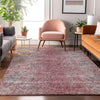 Piper Looms Mayfield Vintage AMF840 Merlot Machine Washable Area Rug Lifestyle Image Feature