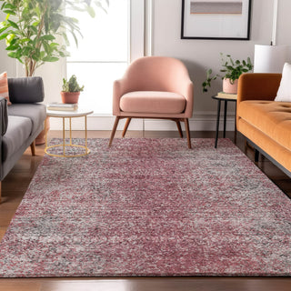 Piper Looms Mayfield Vintage AMF840 Merlot Machine Washable Area Rug Lifestyle Image Feature