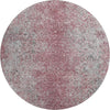 Piper Looms Mayfield Vintage AMF840 Merlot Machine Washable Area Rug Round Main Image