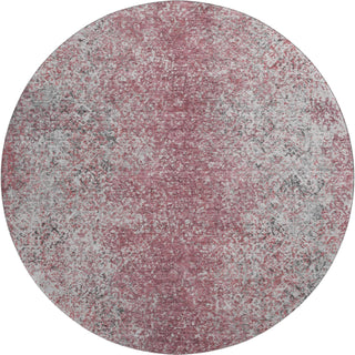Piper Looms Mayfield Vintage AMF840 Merlot Machine Washable Area Rug Round Main Image