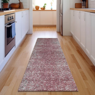 Piper Looms Mayfield Vintage AMF840 Merlot Machine Washable Area Rug Runner Lifestyle Image Feature