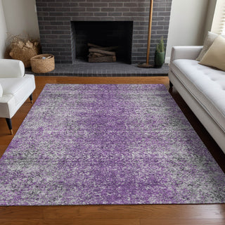 Piper Looms Mayfield Vintage AMF840 Plum Machine Washable Area Rug Lifestyle Image Feature