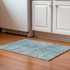 Piper Looms Mayfield Vintage AMF840 Teal Machine Washable Area Rug Scatter Lifestyle Image Feature