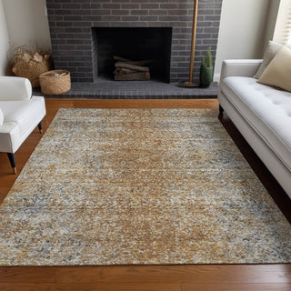 Piper Looms Mayfield Vintage AMF840 Terracotta Machine Washable Area Rug Lifestyle Image Feature