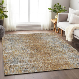 Piper Looms Mayfield Vintage AMF840 Terracotta Machine Washable Area Rug Lifestyle Image Feature