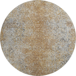 Piper Looms Mayfield Vintage AMF840 Terracotta Machine Washable Area Rug Round Main Image