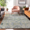 Piper Looms Mayfield Floral AMF841 Aloe Machine Washable Area Rug Lifestyle Image Feature