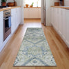Piper Looms Mayfield Floral AMF841 Aloe Machine Washable Area Rug Runner Lifestyle Image Feature