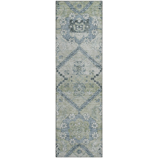 Piper Looms Mayfield Floral AMF841 Aloe Machine Washable Area Rug Runner Main Image