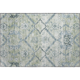 Piper Looms Mayfield Floral AMF841 Aloe Machine Washable Area Rug Scatter Main Image