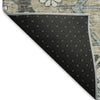 Piper Looms Mayfield Floral AMF841 Beige Machine Washable Area Rug Backing Image