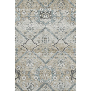 Piper Looms Mayfield Floral AMF841 Beige Machine Washable Area Rug main image