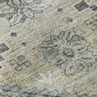 Piper Looms Mayfield Floral AMF841 Beige Machine Washable Area Rug Swatch Image