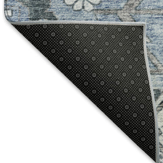 Piper Looms Mayfield Floral AMF841 Blue Machine Washable Area Rug Backing Image