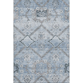 Piper Looms Mayfield Floral AMF841 Blue Machine Washable Area Rug main image