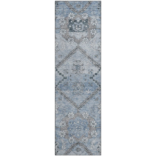Piper Looms Mayfield Floral AMF841 Blue Machine Washable Area Rug Runner Main Image