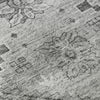 Piper Looms Mayfield Floral AMF841 Gray Machine Washable Area Rug Swatch Image