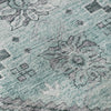 Piper Looms Mayfield Floral AMF841 Teal Machine Washable Area Rug Swatch Image