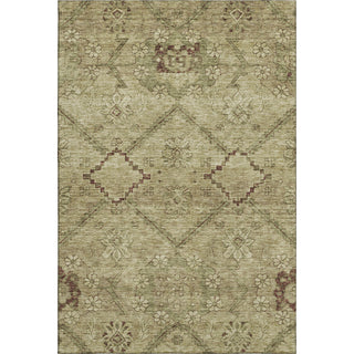Piper Looms Mayfield Floral AMF842 Brown Machine Washable Area Rug main image