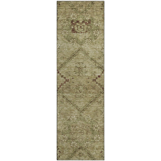 Piper Looms Mayfield Floral AMF842 Brown Machine Washable Area Rug Runner Main Image