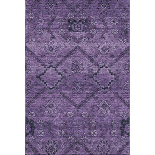 Piper Looms Mayfield Floral AMF842 Eggplant Machine Washable Area Rug main image