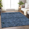 Piper Looms Mayfield Floral AMF842 Navy Machine Washable Area Rug Lifestyle Image Feature