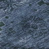 Piper Looms Mayfield Floral AMF842 Navy Machine Washable Area Rug Swatch Image
