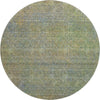 Piper Looms Mayfield Modern AMF843 Green Machine Washable Area Rug Round Main Image