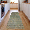 Piper Looms Mayfield Modern AMF843 Green Machine Washable Area Rug Runner Lifestyle Image Feature