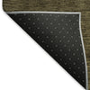 Piper Looms Mayfield Modern AMF844 Chocolate Machine Washable Area Rug Backing Image