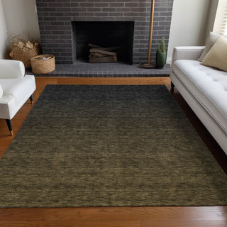 Piper Looms Mayfield Modern AMF844 Chocolate Machine Washable Area Rug Lifestyle Image Feature
