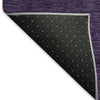 Piper Looms Mayfield Modern AMF844 Eggplant Machine Washable Area Rug Backing Image
