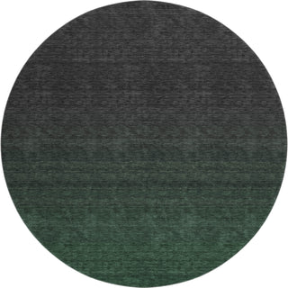 Piper Looms Mayfield Modern AMF844 Emerald Machine Washable Area Rug Round Main Image