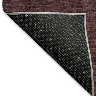 Piper Looms Mayfield Modern AMF844 Merlot Machine Washable Area Rug Backing Image