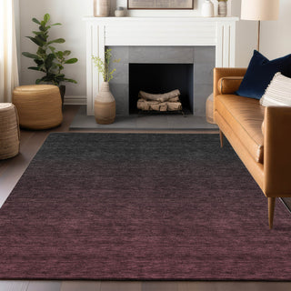 Piper Looms Mayfield Modern AMF844 Merlot Machine Washable Area Rug Lifestyle Image Feature