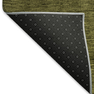Piper Looms Mayfield Modern AMF844 Olive Machine Washable Area Rug Backing Image