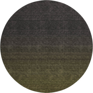Piper Looms Mayfield Modern AMF844 Olive Machine Washable Area Rug Round Main Image